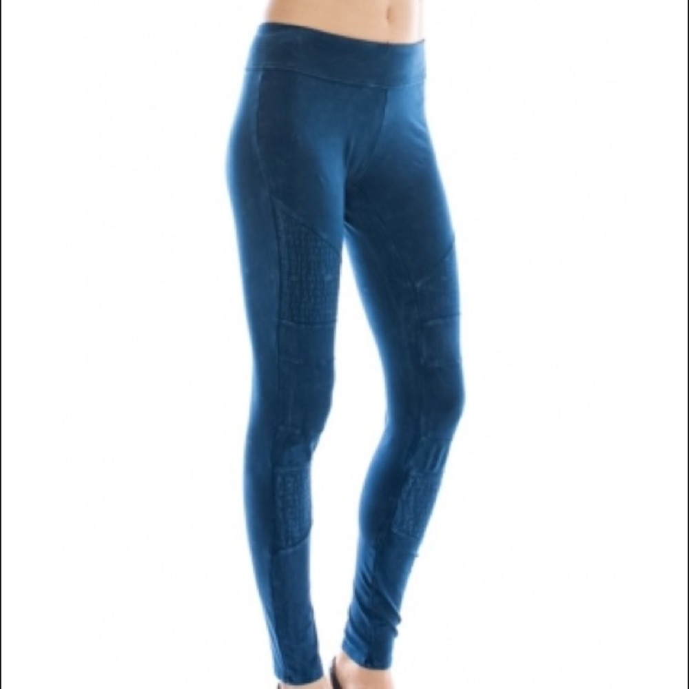 Vocal blue Moto legging pants Sz L